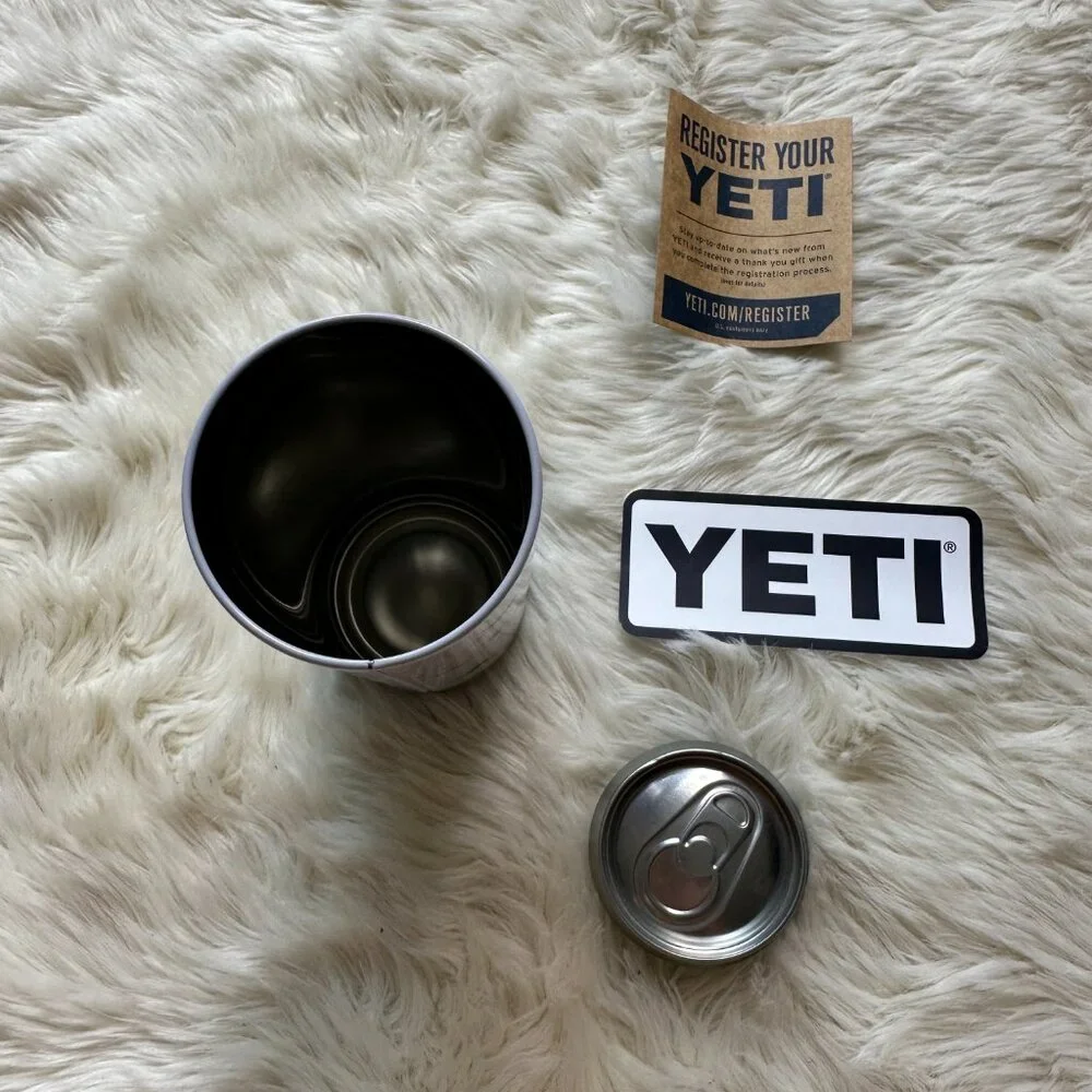 YETI Slim Pop Top Empty Insert Sample Can 12oz Tall Storage Container Shoot Hunt